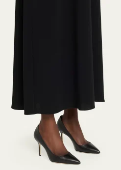 Manolo Blahnik90mm BB Leather Pumps