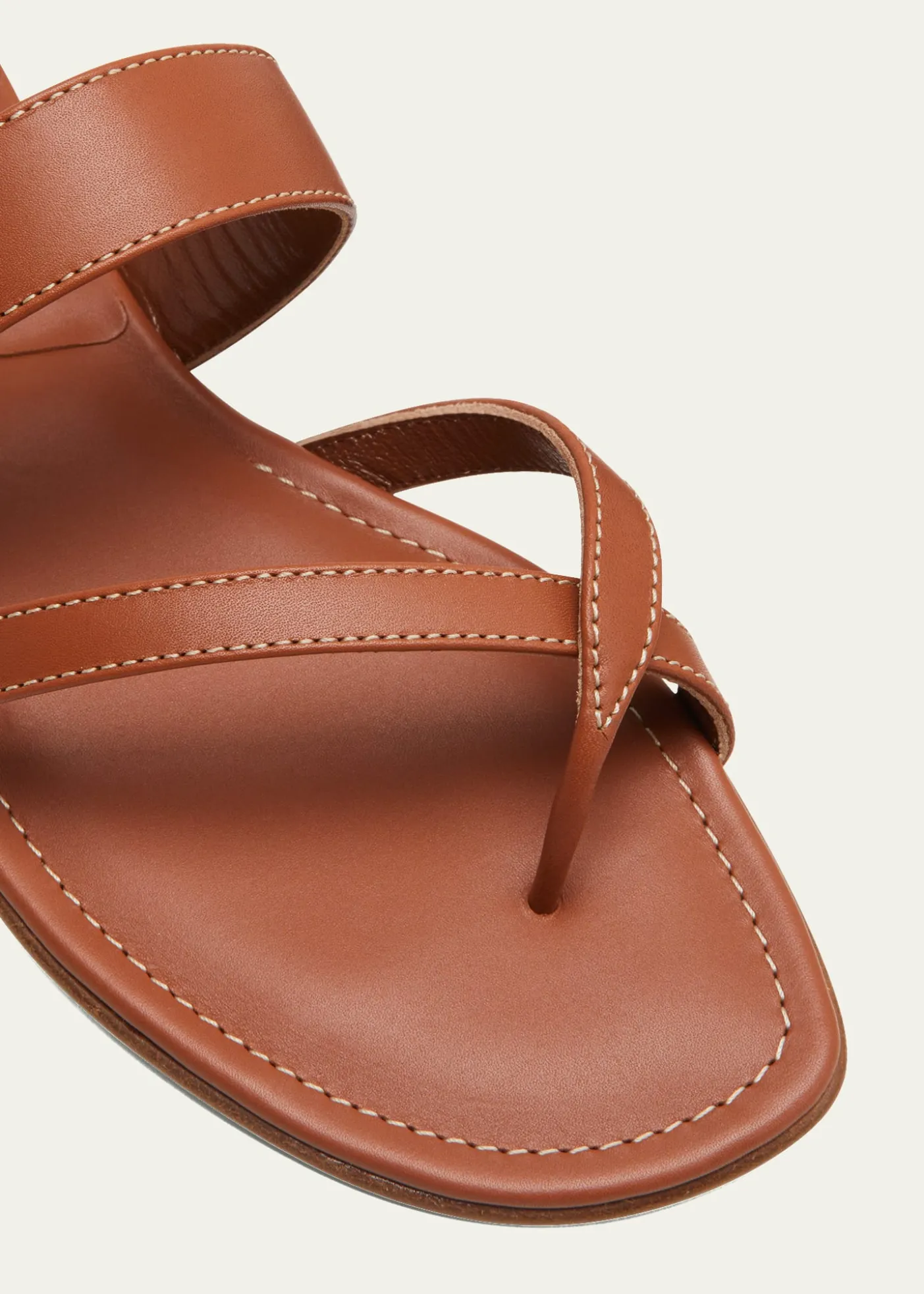 Manolo BlahnikSusa Flat Leather Sandals