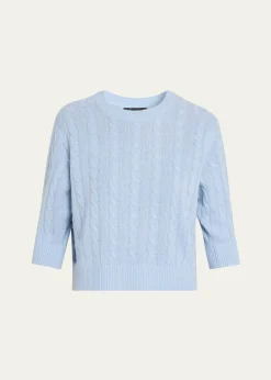 Marc JacobsOpen Back Bow Cable Sweater