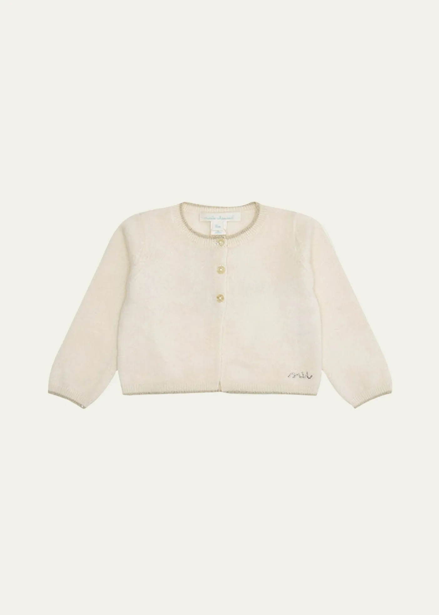 Marie ChantalGirl's Briony Angel Wing Cardigan, Size 3M-18M
