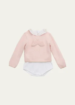Marie ChantalGirl's Cassiel Cashmere Angel Gift Set, Size 3M-18M