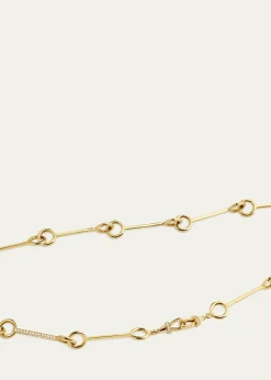 Marie Lichtenberg18k Yellow Gold Diamond Stick Chain Necklace