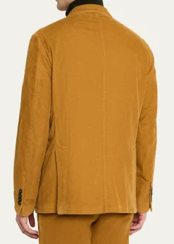 Massimo AlbaMen's Sloop Two-Piece Baby Corduroy Suit