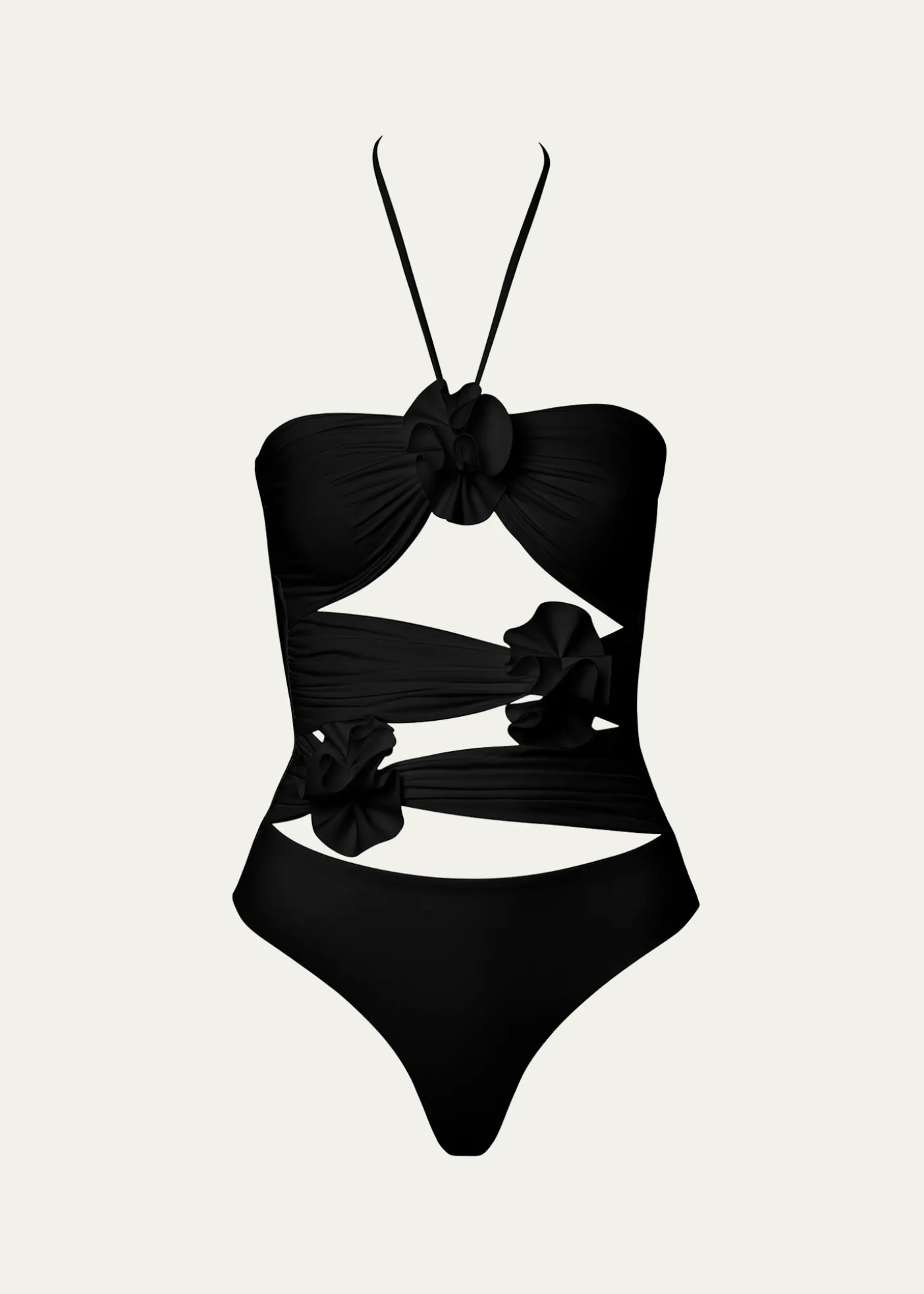 MAYGEL CORONELTrinitaria Cutout Halter One-Piece Swimsuit