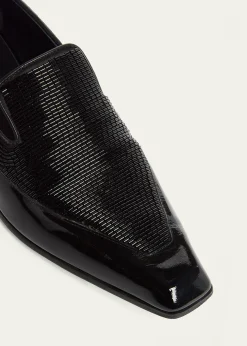 McQueenMen's Artie Beaded Leather Loafers