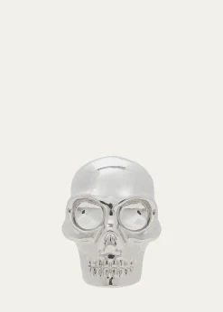 McQueenMen's Skull Stud Earring, Single