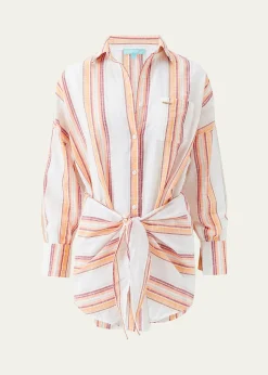 Melissa OdabashSara Mini Shirtdress Coverup