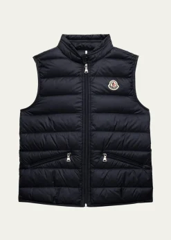 Moncler Boy's Gui Puffer Vest, Size 4-10