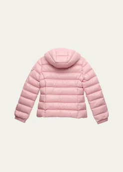Moncler Girl's Bady Quilted Puffer Down Jacket, Size 8-14