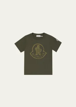 MonclerBoy's Logo-Print Short-Sleeve T-Shirt, Size 4-6