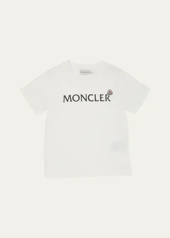 MonclerBoy's Logo-Print Short-Sleeve Shirt, Size 4-6