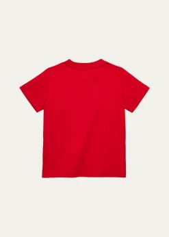 MonclerBoy's Logo-Print Short-Sleeve Cotton T-Shirt, Size 4-6