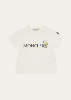 MonclerBoy's MonDuck Logo-Print Short-Sleeve T-Shirt, Size 3M-3