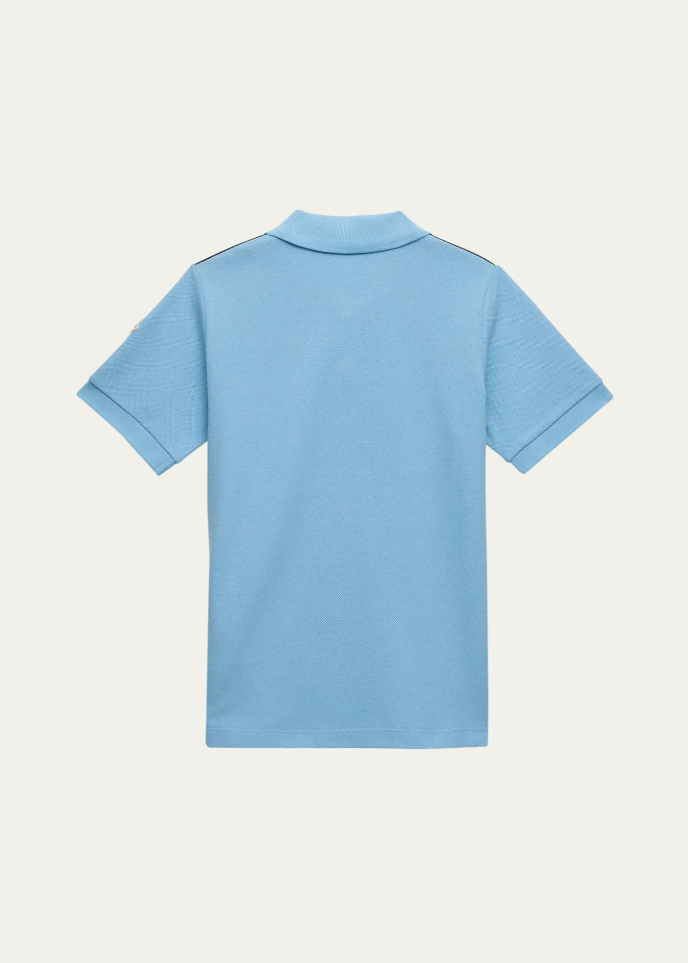 MonclerBoy's Tri-Stripe Pique Polo Shirt, Size 4-10