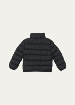 MonclerBoy's Bajan Airsoft Hooded Zip-Front Down Jacket, Size 12-14