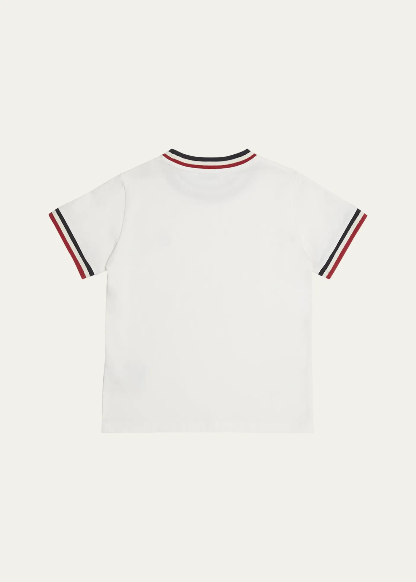 Moncler Boy's Classic Logo Emblem T-Shirt, Size 8-14