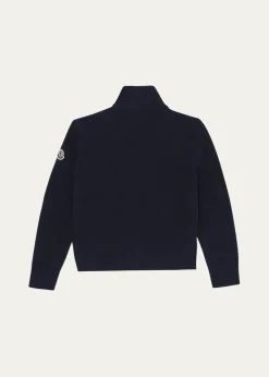 MonclerBoy's Combo Puffer Down Cardigan, Size 8-10