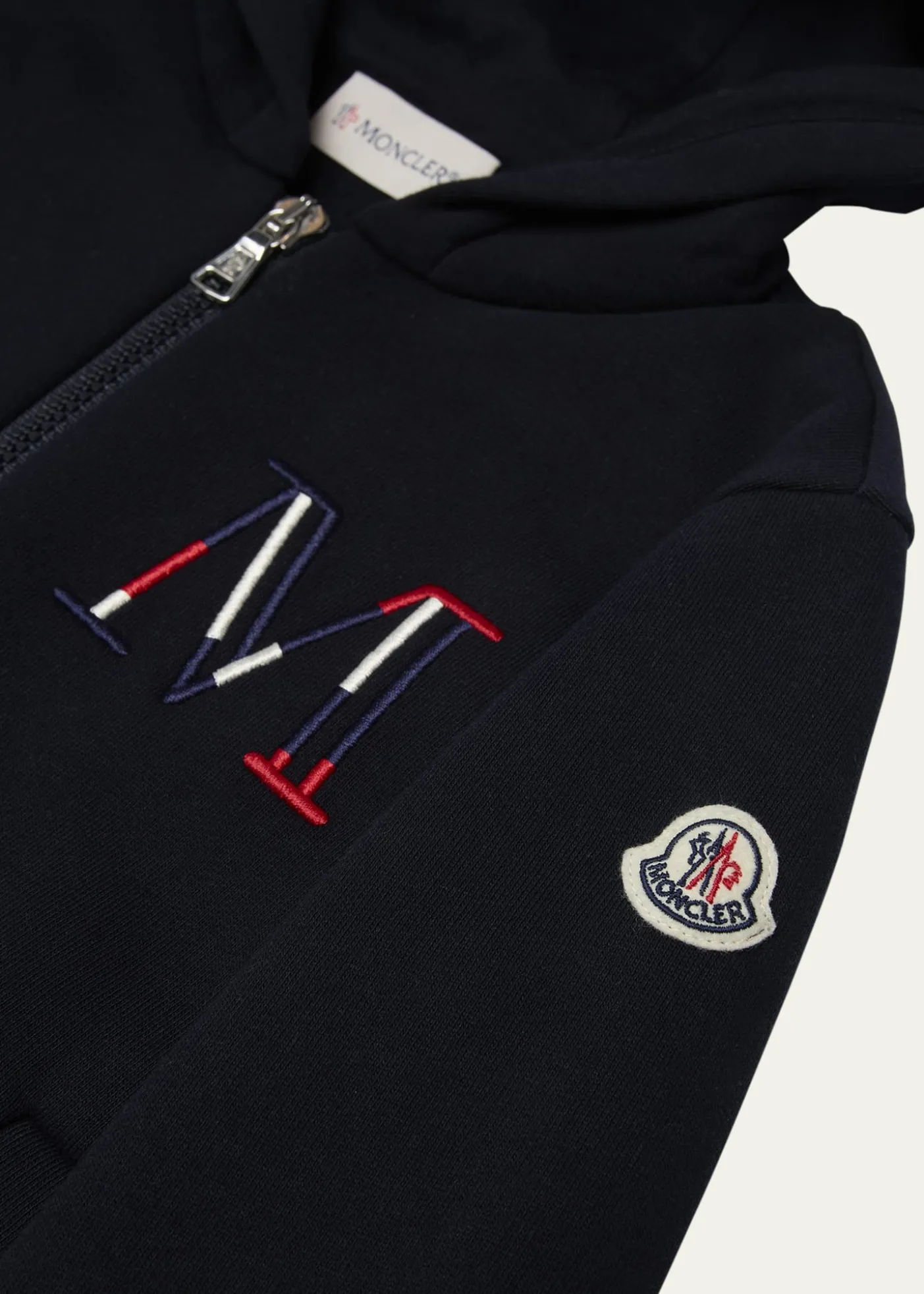MonclerBoy's Embroidered M Hoodie & Joggers, Size 4-6