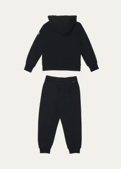MonclerBoy's Embroidered M Hoodie & Joggers, Size 4-6