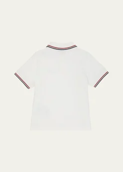 MonclerBoy's Logo-Applique Short-Sleeve Polo Shirt, Size 8-10