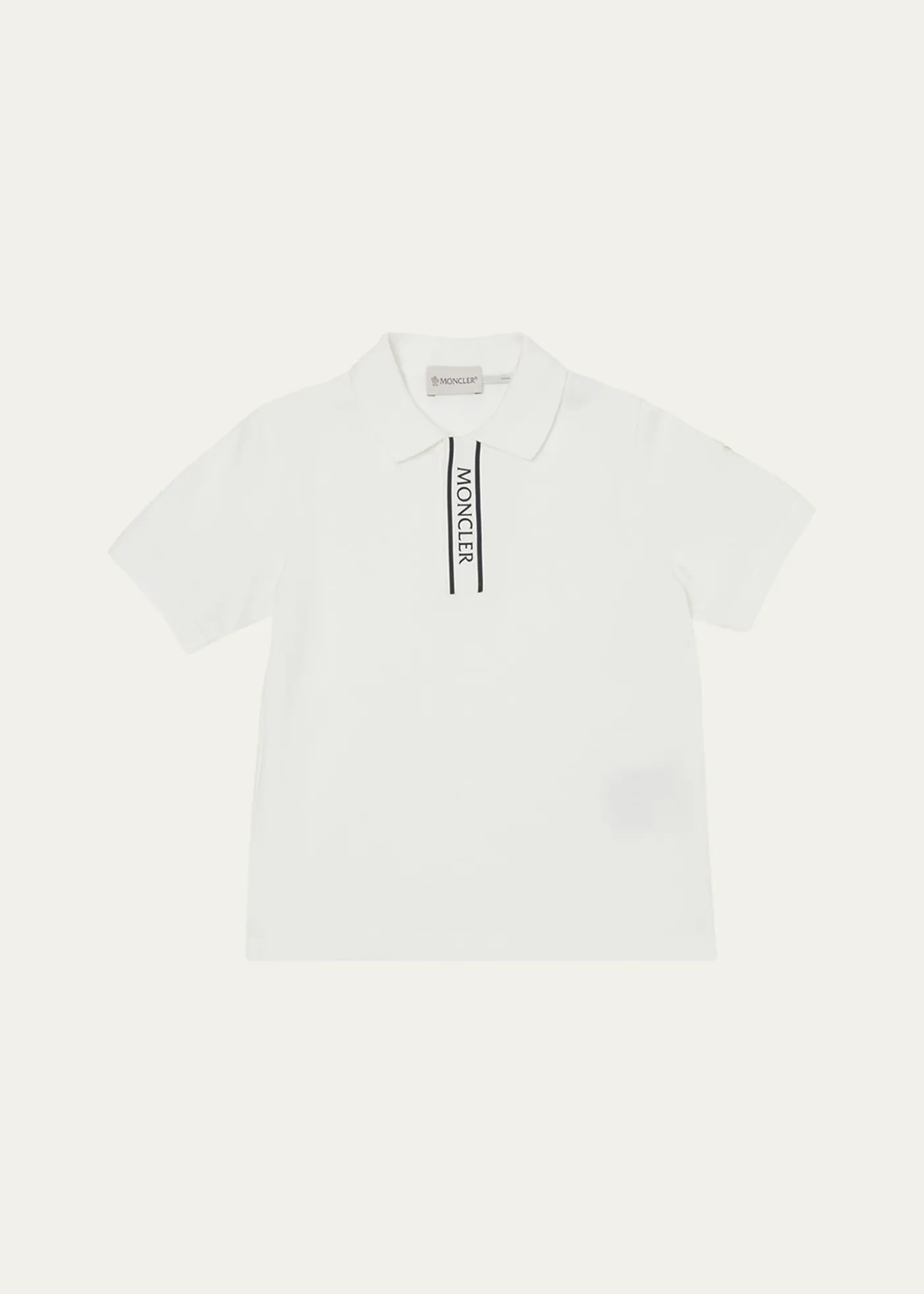 MonclerBoy's Logo-Print Polo Shirt, Size 12-14