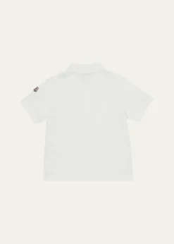 MonclerBoy's Logo-Print Polo Shirt, Size 12-14