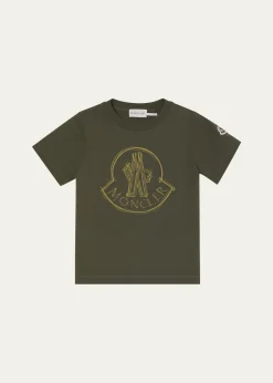 MonclerBoy's Logo-Print Short-Sleeve T-Shirt, Size 8-10