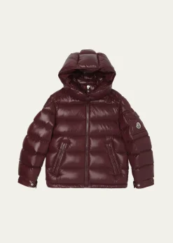 MonclerBoy's Maya Hooded Short Down Jacket, Size 8-10