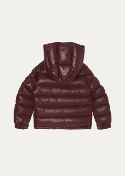 MonclerBoy's Maya Hooded Short Down Jacket, Size 8-10