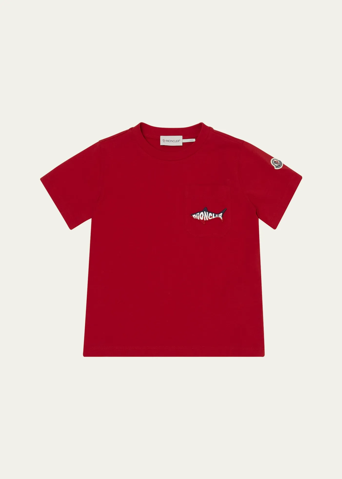 MonclerBoy's Shark Logo Short-Sleeve T-Shirt, Size 12-14
