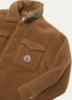 MonclerBoy's Teddy Fleece Shirt Jacket, Size 12-14