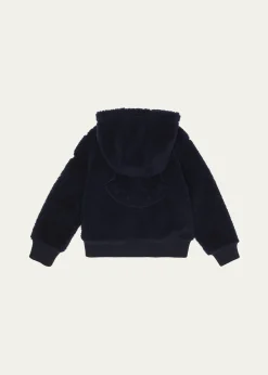MonclerBoy's Teddy Fleece Zip-Front Sweatshirt, Size 12-14