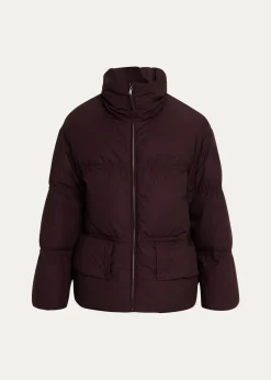 Moncler Geniusx JIL SANDER Men's Collinemycin Short Down Puffer Jacket