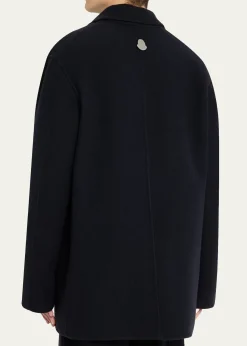 Moncler Geniusx JIL SANDER Men's Rhamnose 3-in-1 Wool Mono-Breasted Down Jacket