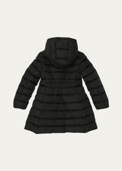 MonclerGirl's Charpal Hooded Long Down Coat, Size 12-14