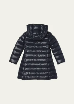 MonclerGirl's Moka Long Down Coat, Size 4-6