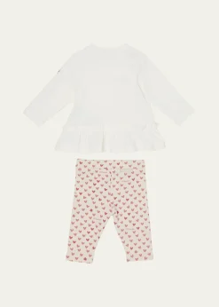MonclerGirl's Ruffle Top & Leggings Set, Size 6M-3