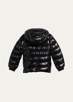 MonclerGirl's Bady Quilted Logo Jacket, Size 4-6
