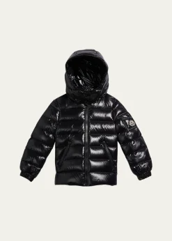 MonclerGirl's Bady Quilted Logo Jacket, Size 4-6