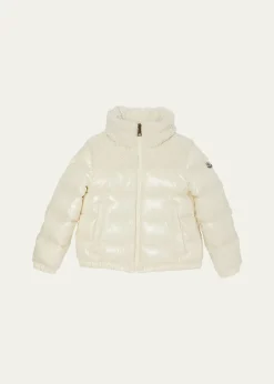 MonclerGirl's Dima Textured Yoke Down Jacket, Size 4-6