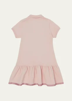 MonclerGirl's Drop-Waist Short-Sleeve Polo Dress, Size 8A-10A