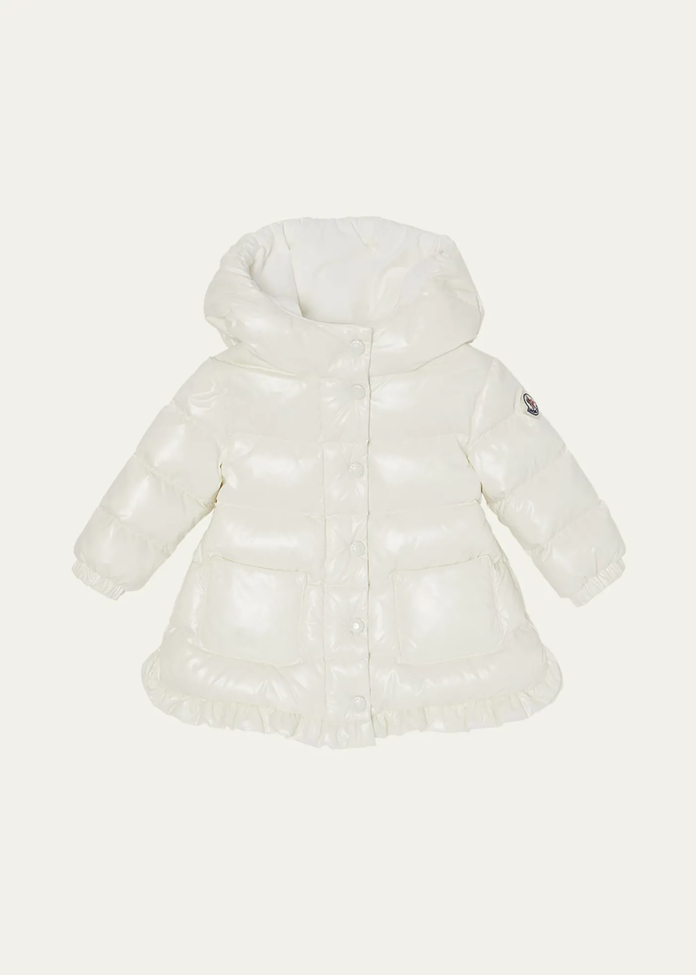 MonclerGirl's Dufar Hooded Long Down Parka, Size 6M-3