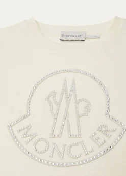MonclerGirl's Embellished Bell Logo T-Shirt, Size 8-14