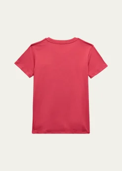 MonclerGirl's Embroidered Logo-Print T-Shirt, Size 4-6