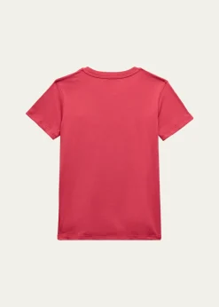 Moncler Girl's Embroidered Logo-Print T-Shirt, Size 8-14