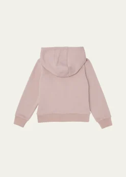 Moncler Girl's Embroidered Logo-Print Hoodie, Size 8-14