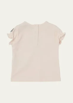 MonclerGirl's Heart Logo-Print Short-Sleeve T-Shirt, Size 6M-3