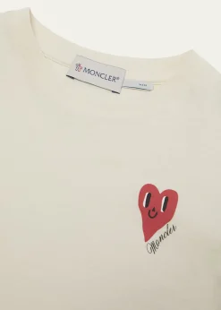 MonclerGirl's Heart Logo-Print Short-Sleeve T-Shirt, Size 12-14
