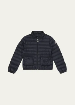 Moncler Girl's Lans Quilted Down Jacket, Size 12-14