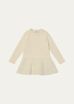 MonclerGirl's Sweatshirt Combo Dress, Size 4-6